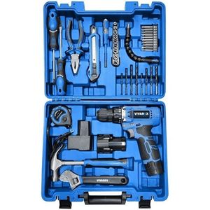 مجموعه 40 عددی دریل پیچ گوشتی شارژی 10 میلی متری 12 ولت ویوارکس  مدل vr1240 cdk